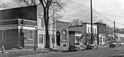 Downtown Worthington in 1948